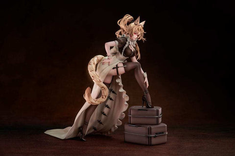 Original Character PVC Statue 1/7 Battle Maid Different Species Leopard Cat Maria Deluxe Edition 24 cm