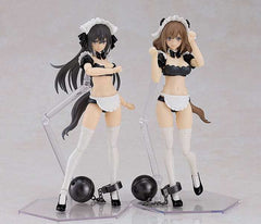 Guilty Princess Plastic Model Kit PLAMAX GP-07 Underwear Body Girl Ran & Jelly: Maid Ver. Set 16 cm