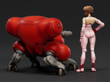 Ghost in the Shell PLAMAX minimum factory Plastic Model Kit Motoko Kusanagi mit Fuchikoma 8 cm