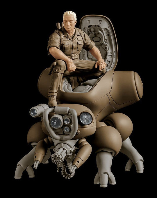 Ghost in the Shell PLAMAX minimum factory Plastic Model Kit Batou mit Fuchikoma 8 cm