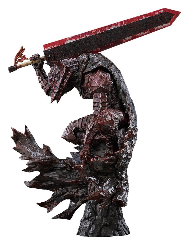 Berserk Pop Up Parade PVC Figur Guts (Berserker Armor): Bloody Paint Ver. L Size 28 cm