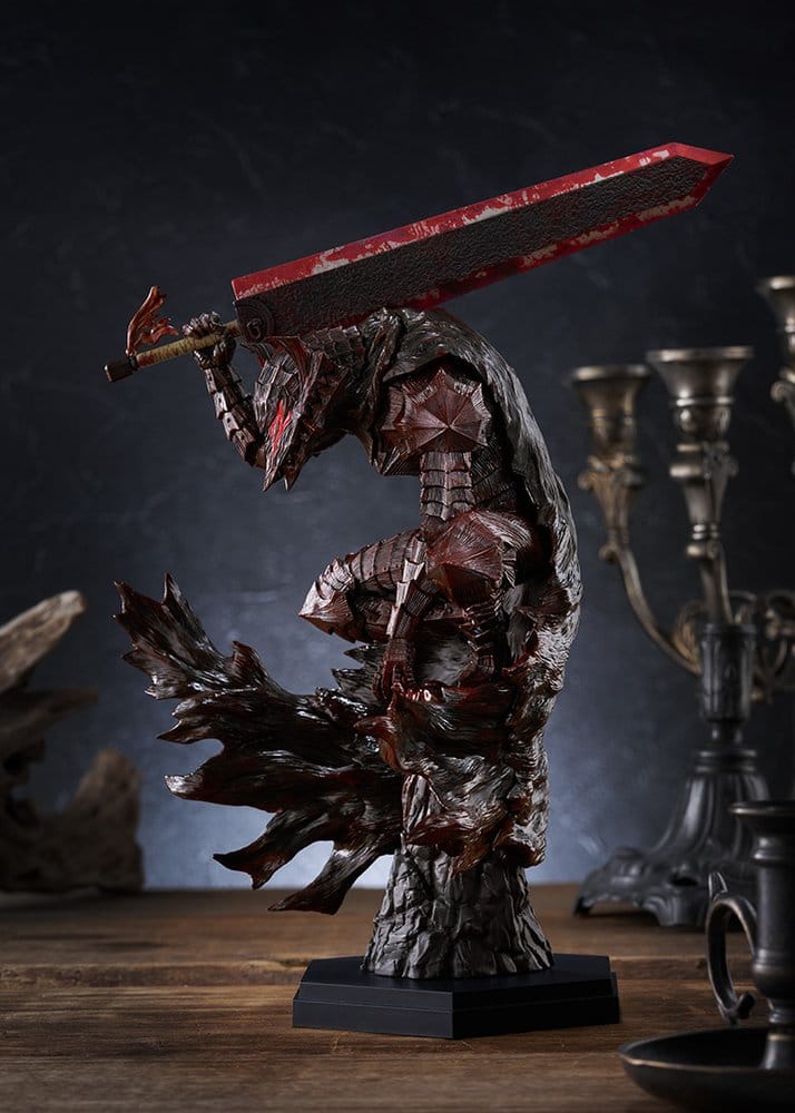 Berserk Pop Up Parade PVC Figur Guts (Berserker Armor): Bloody Paint Ver. L Size 28 cm