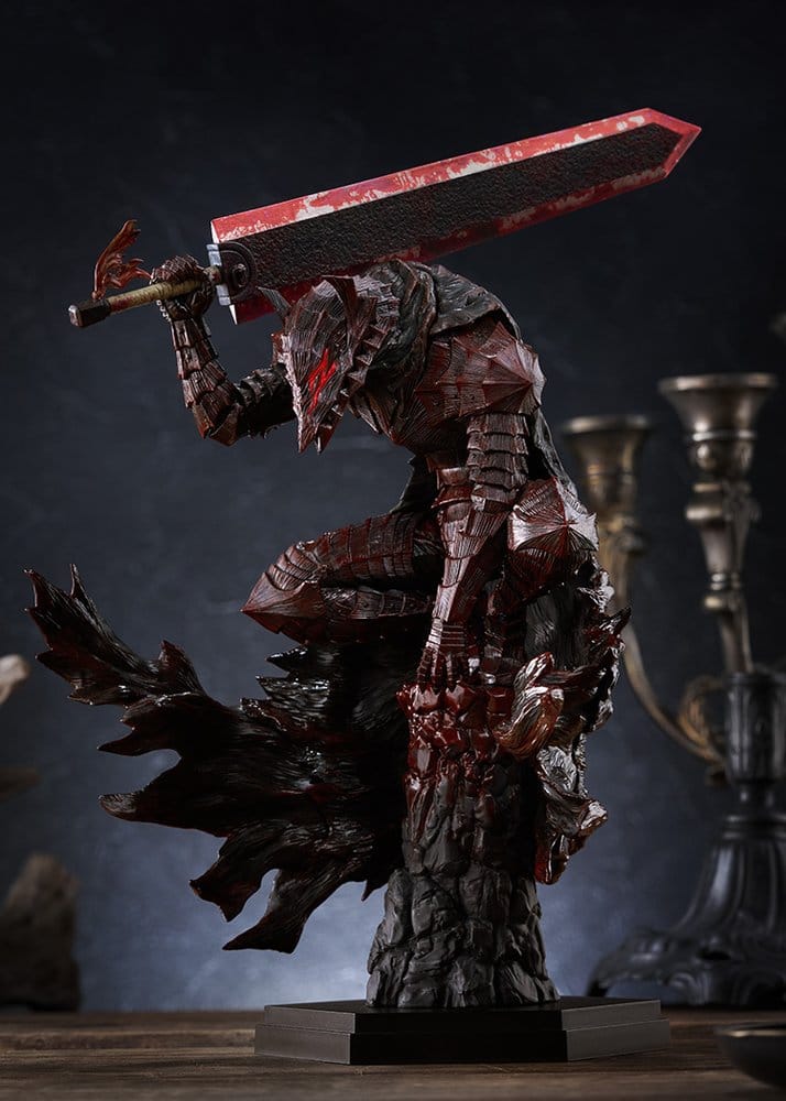 Berserk Pop Up Parade PVC Figur Guts (Berserker Armor): Bloody Paint Ver. L Size 28 cm