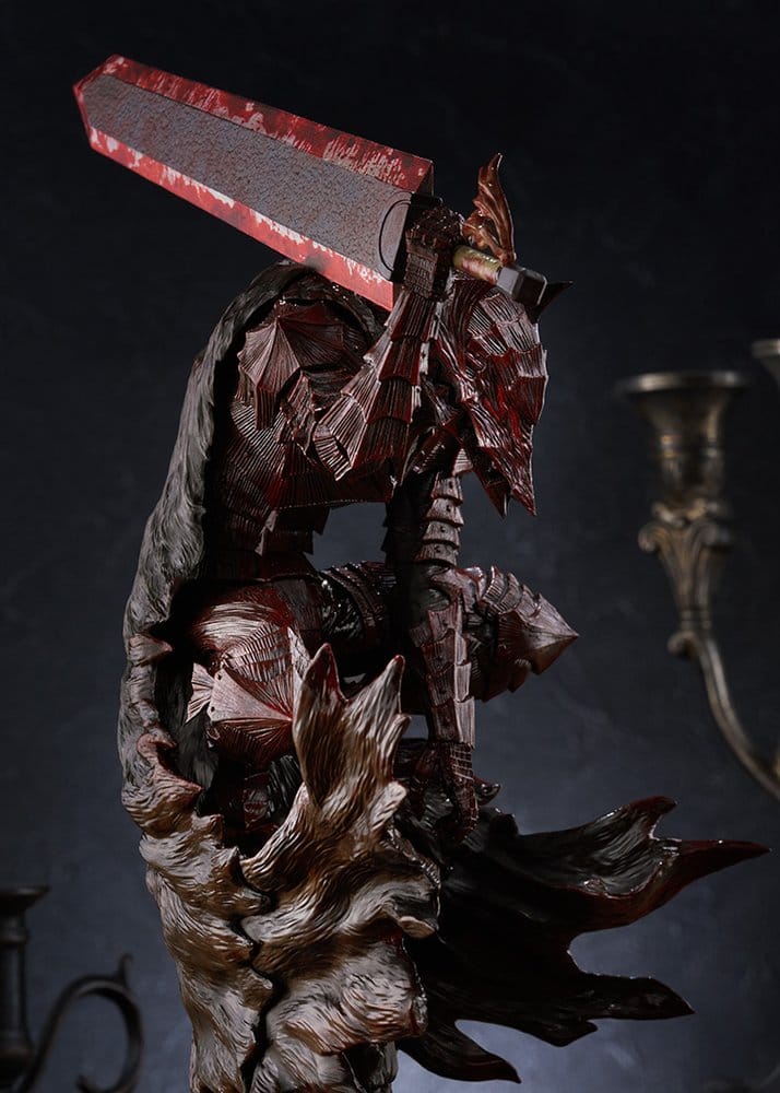 Berserk Pop Up Parade PVC Figur Guts (Berserker Armor): Bloody Paint Ver. L Size 28 cm