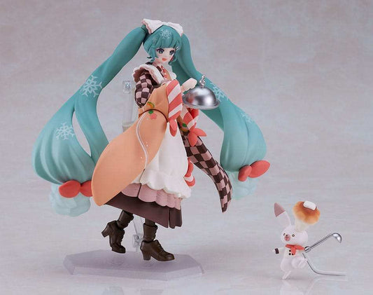 Character Vocal Series 01: Hatsune Miku Figma Actionfigur Snow Miku: Winter Delicacy Ver. 14 cm