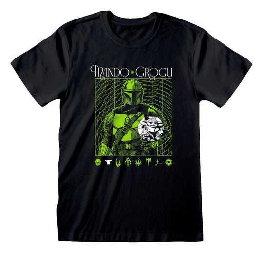 Star Wars The Mandalorian T-Shirt Handover Green