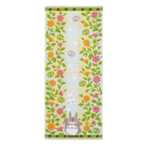 Mein Nachbar Totoro Handtuch Totoro Flower garden 34 x 80 cm