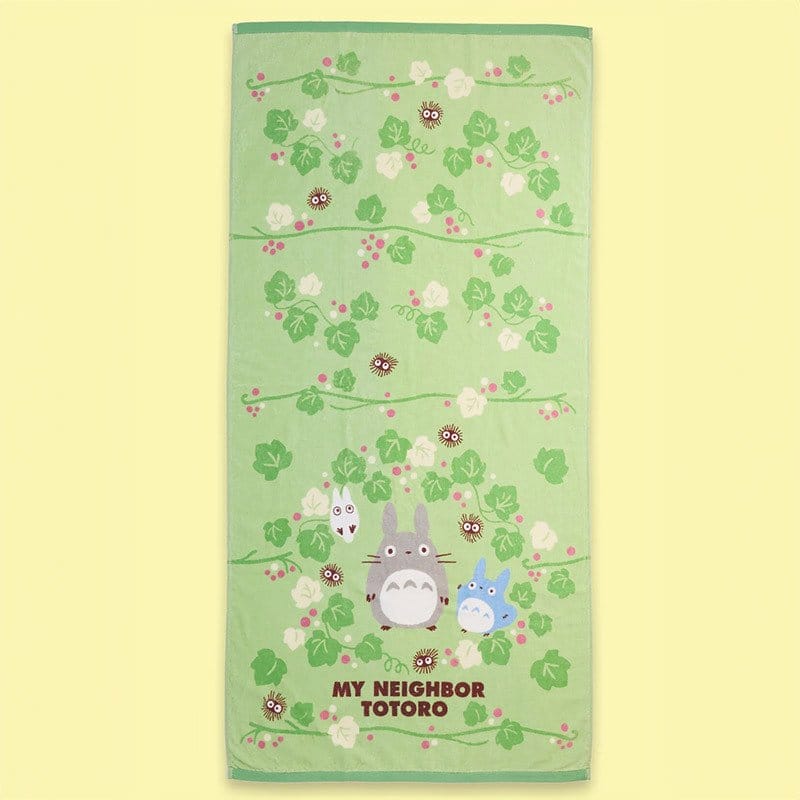 Mein Nachbar Totoro Handtuch Totoro Green Leaf 70 x 140 cm
