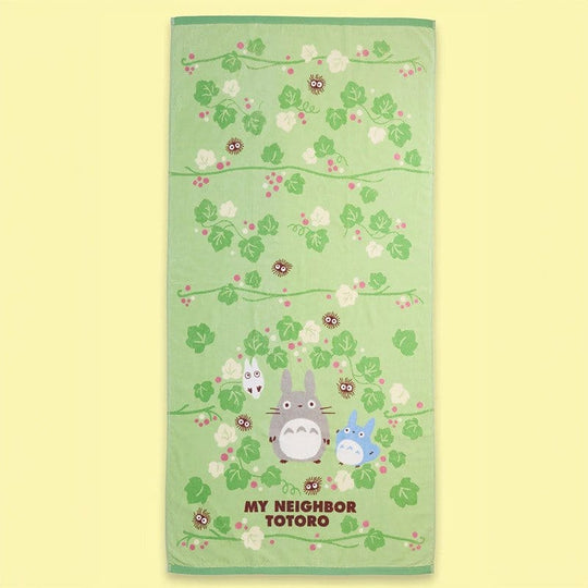 Mein Nachbar Totoro Handtuch Totoro Green Leaf 70 x 140 cm