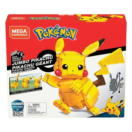 Pokémon Mega Construx Wonder Builders Bauset Jumbo Pikachu 33 cm