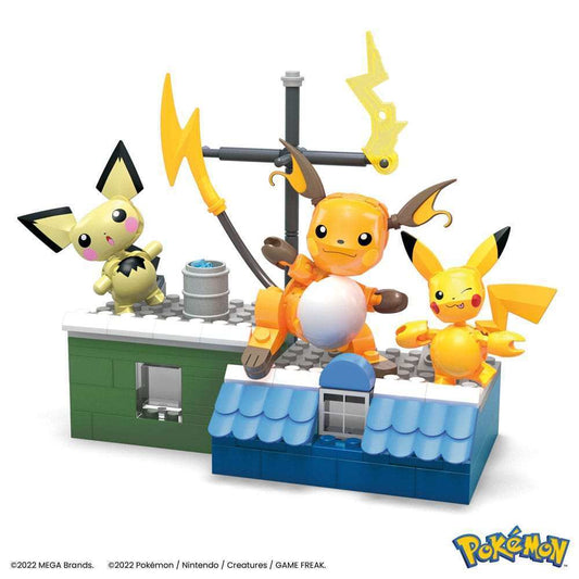 Pokémon MEGA Bauset Pikachu Evolution Set