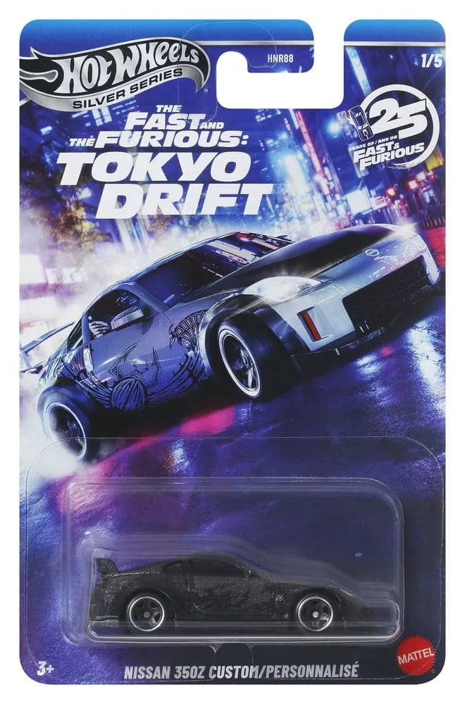 Fast & Furious Hot Wheels Silver Series Die-Cast Fahrzeuge 1/64 979M Tokyo Drift Sortiment (24)