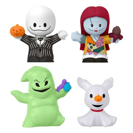 Nightmare Before Christmas Fisher-Price Little People Collector Minifiguren 4er-Pack 7 cm