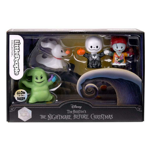 Nightmare Before Christmas Fisher-Price Little People Collector Minifiguren 4er-Pack 7 cm