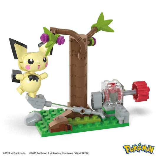 Pokémon Mega Construx Bauset Pichus Wald-Futtersuche