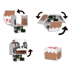 Minecraft Flippin Actionfigur Panda & Kuchen