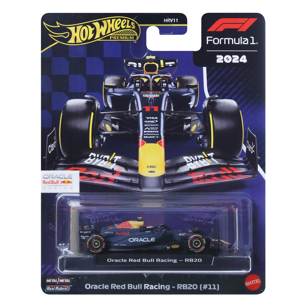 Formel 1 Hot Wheels Premium Diecast Modellauto 1/64 Oracle Red Bull Racing RB20 (#11) (Sergio Perez 2024)