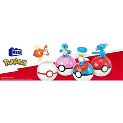 Pokémon MEGA Bauset 4 Wasser-Typ Pokémon Set