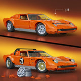Hot Wheels Premium Mattel Brick Shop Bauset 1/12 Lamborghini Miura P400 SV