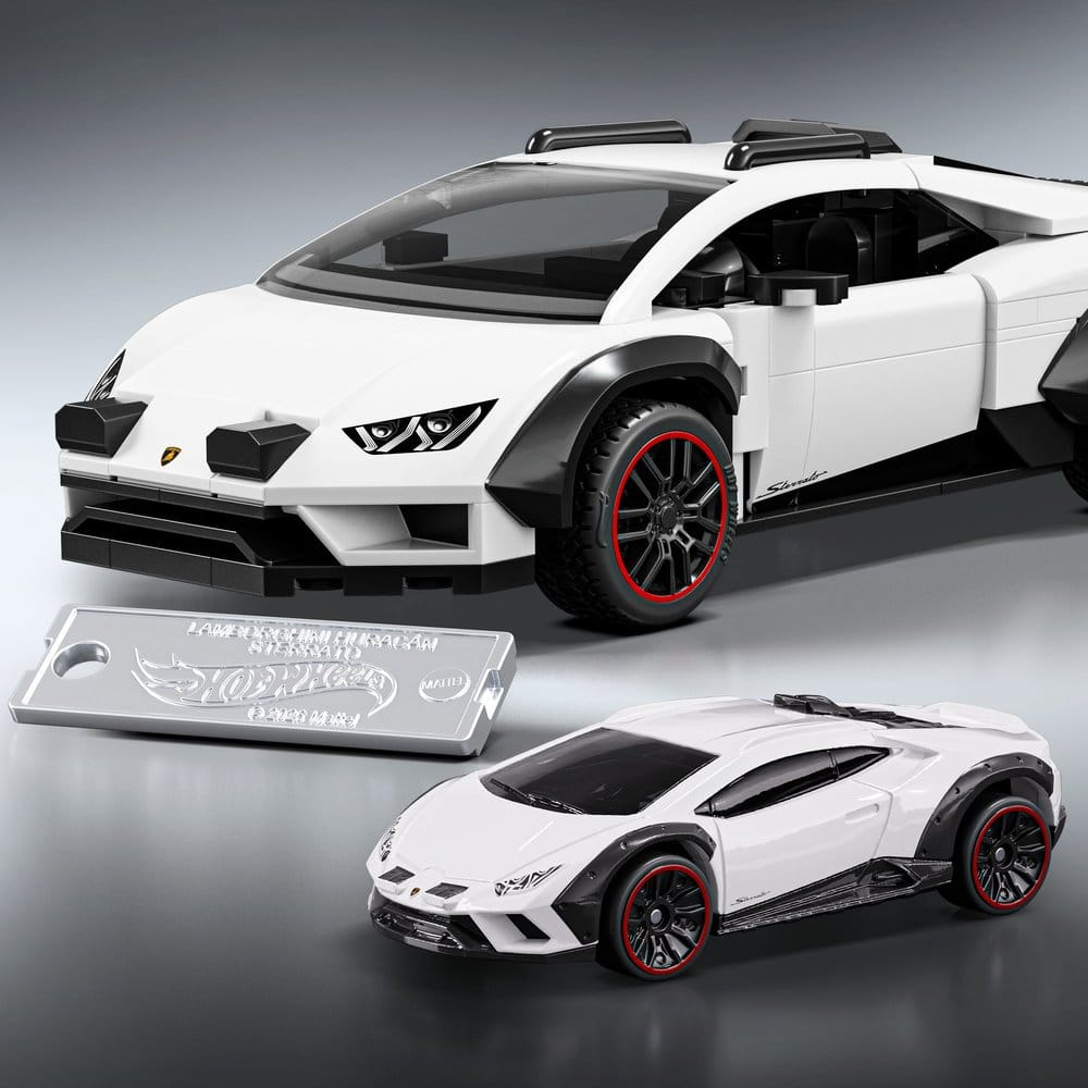 Hot Wheels Speed Mattel Brick Shop Bauset 1/32 Lamborghini Huracán Sterrato