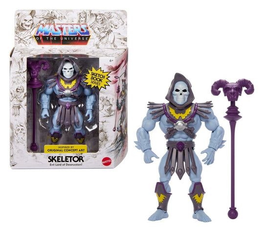 Masters of the Universe Origins Sketchbook Series Skeletor