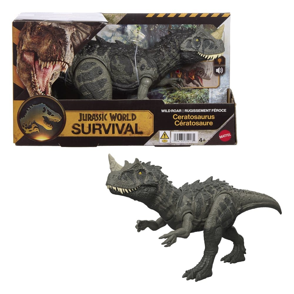Jurassic World: Survival Actionfigur Wild Roar Ceratosaurus