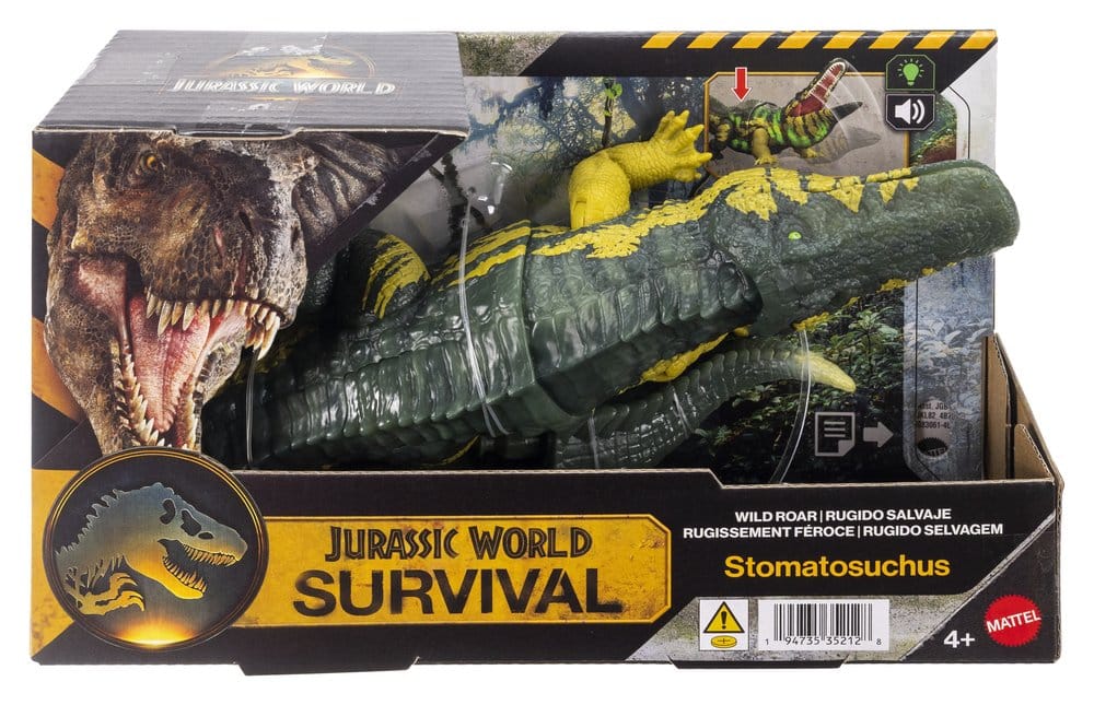 Jurassic World: Survival Actionfigur Wild Roar Stomatosuchus 37 cm
