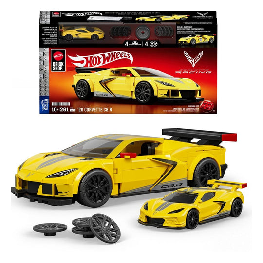 Hot Wheels Speed Mattel Brick Shop Bauset 1/32 '20 Corvette C8.R