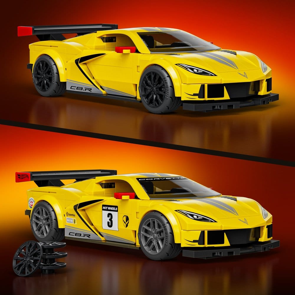 Hot Wheels Speed Mattel Brick Shop Bauset 1/32 '20 Corvette C8.R