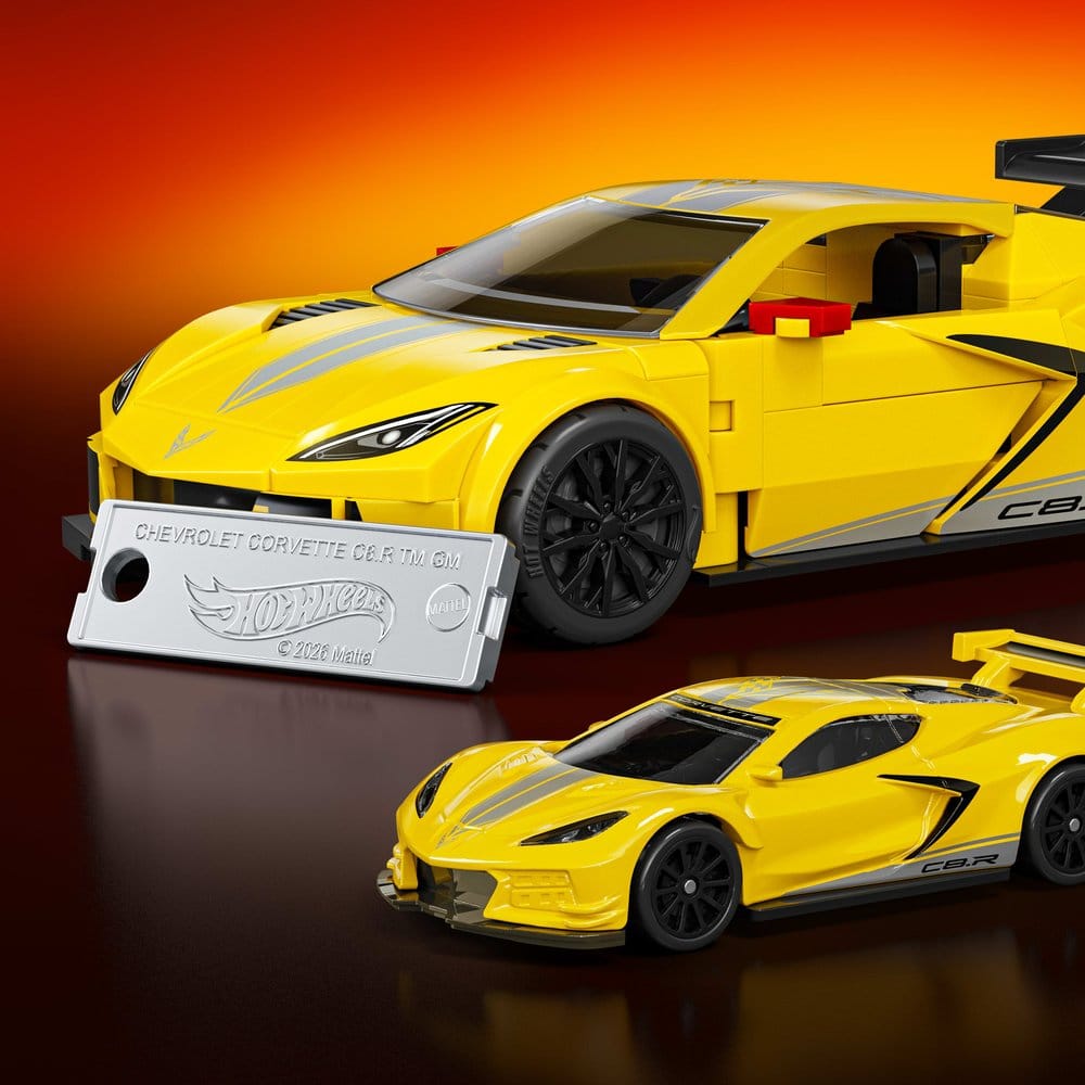 Hot Wheels Speed Mattel Brick Shop Bauset 1/32 '20 Corvette C8.R
