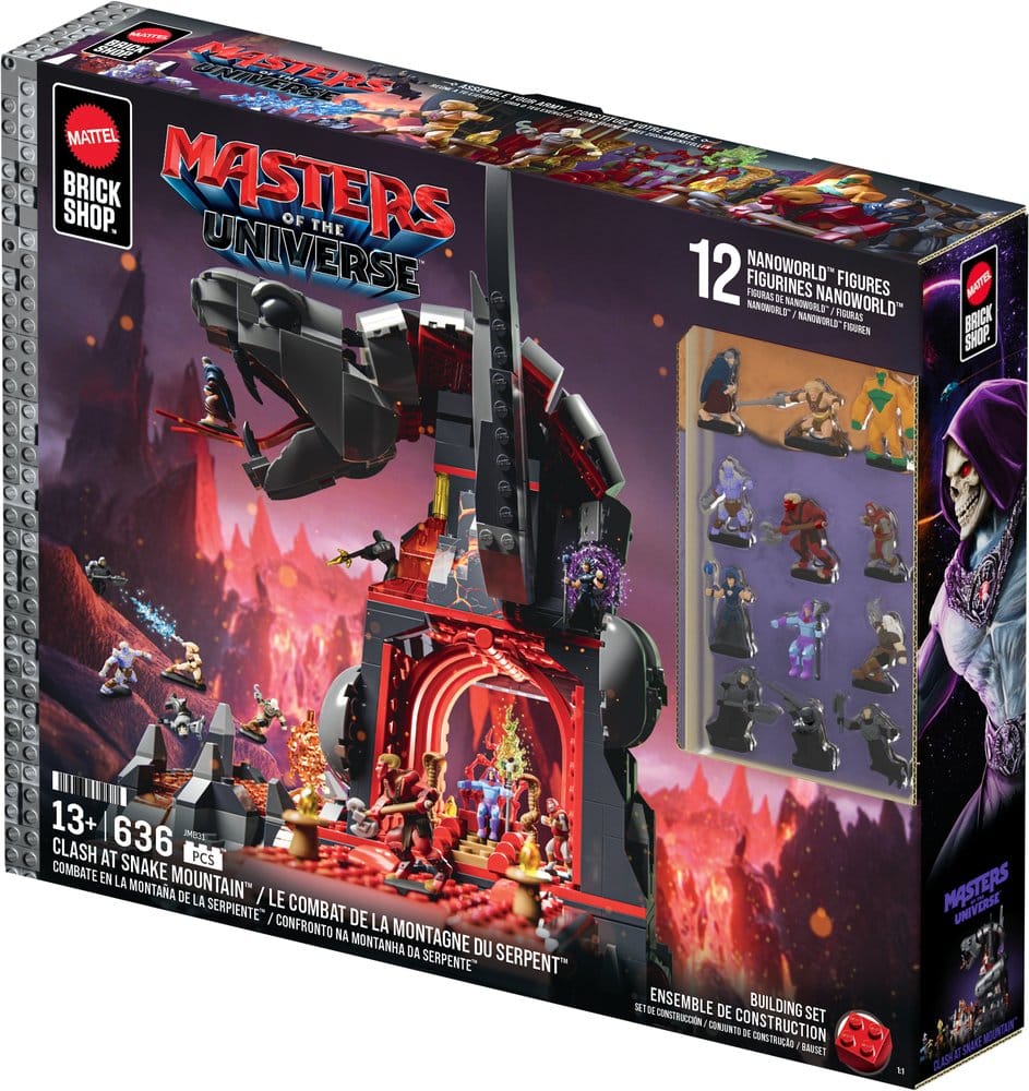 Masters of the Universe Bauset Snake Mountain Mattel Brick Shop)