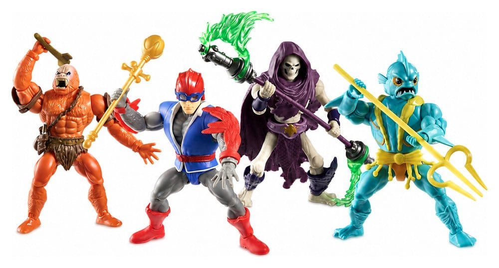 Masters of the Universe Origins 4er-Pack Battle for Subternia EU BOX