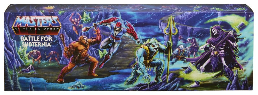 Masters of the Universe Origins 4er-Pack Battle for Subternia EU BOX