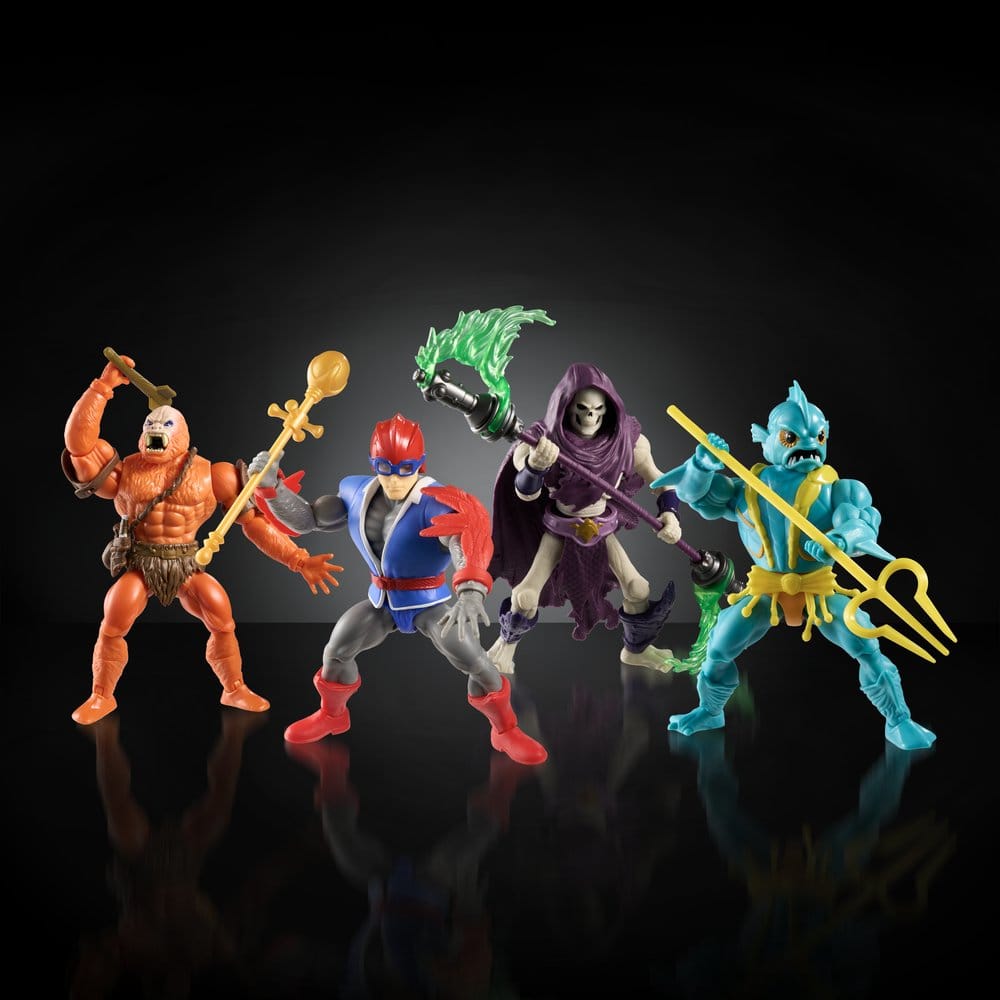 Masters of the Universe Origins 4er-Pack Battle for Subternia EU BOX