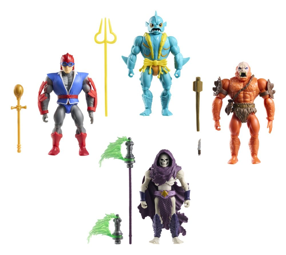 Masters of the Universe Origins 4er-Pack Battle for Subternia EU BOX