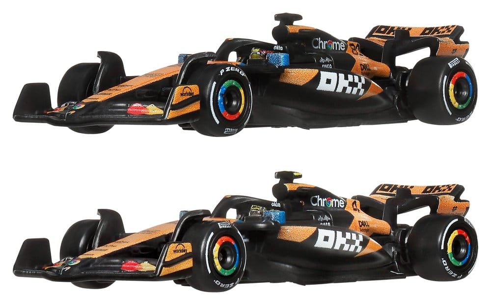 Formel 1 Hot Wheels Premium Die-Cast Fahrzeuge 2er-Pack 1:64 Team McLaren