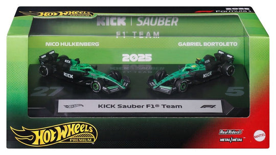 Formel 1 Hot Wheels Premium Die-Cast Fahrzeuge 2er-Pack 1/64 KICK Sauber Team