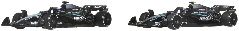Formel 1 Hot Wheels Premium Die-Cast Fahrzeuge 2er-Pack 1:64 Team Mercedes-AMG PETRONAS