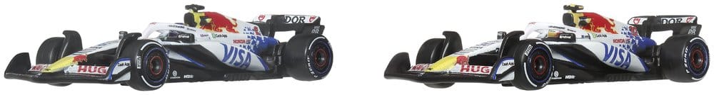 Formel 1 Hot Wheels Premium Die-Cast Fahrzeuge 2er-Pack 1:64 Team Visa Cash App Racing Bulls