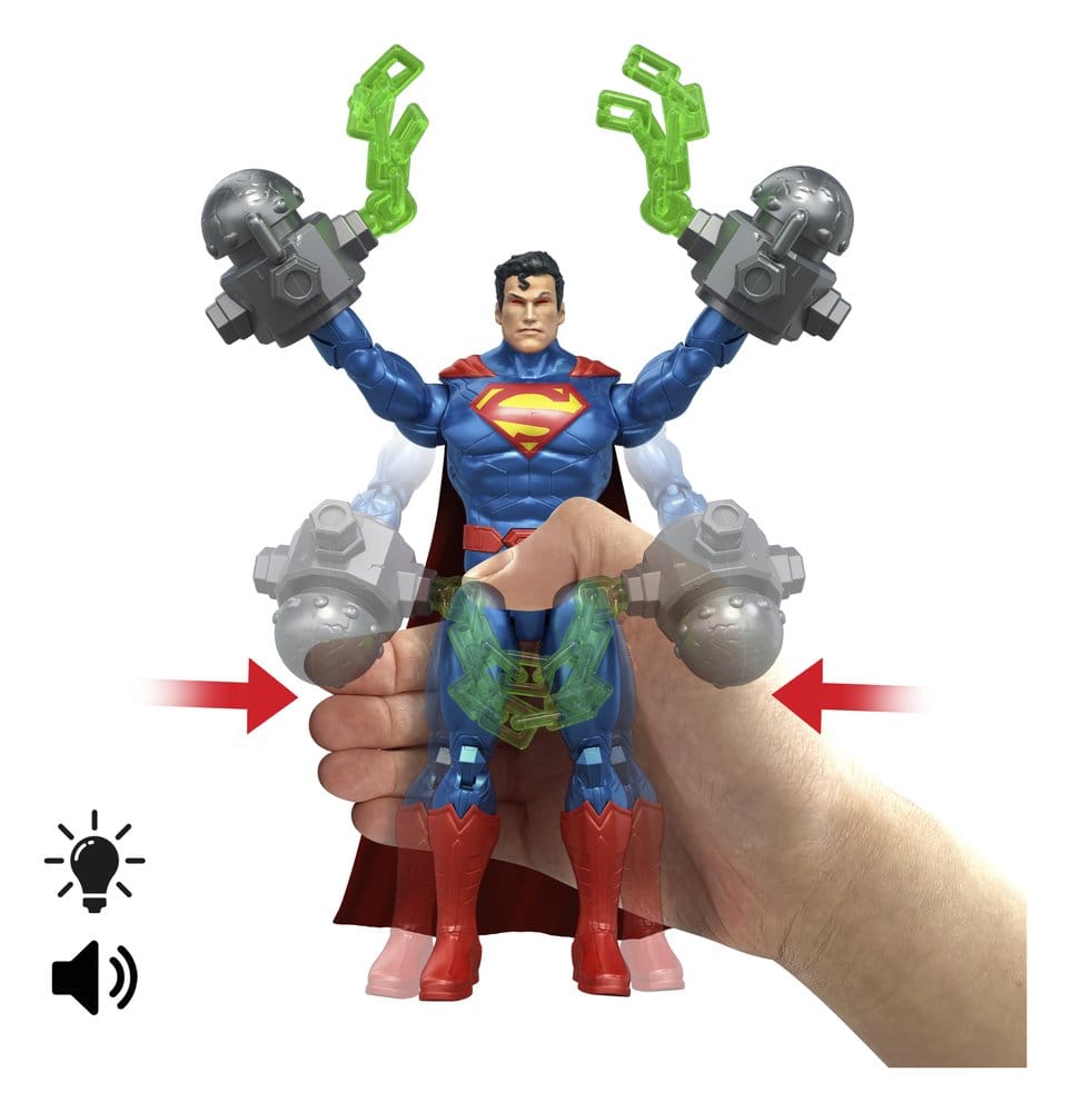 DC Premier Actionfigur mit Sound & Licht Heat Vision Superman 16 cm