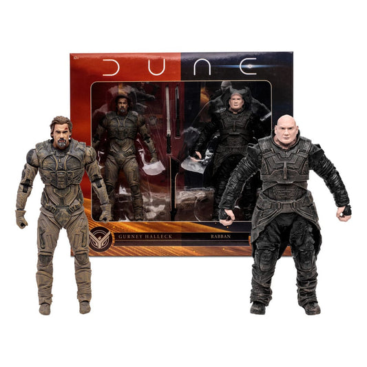 Dune: Teil 2 Actionfiguren 2er-Pack Gurney Halleck & Rabban 18 cm