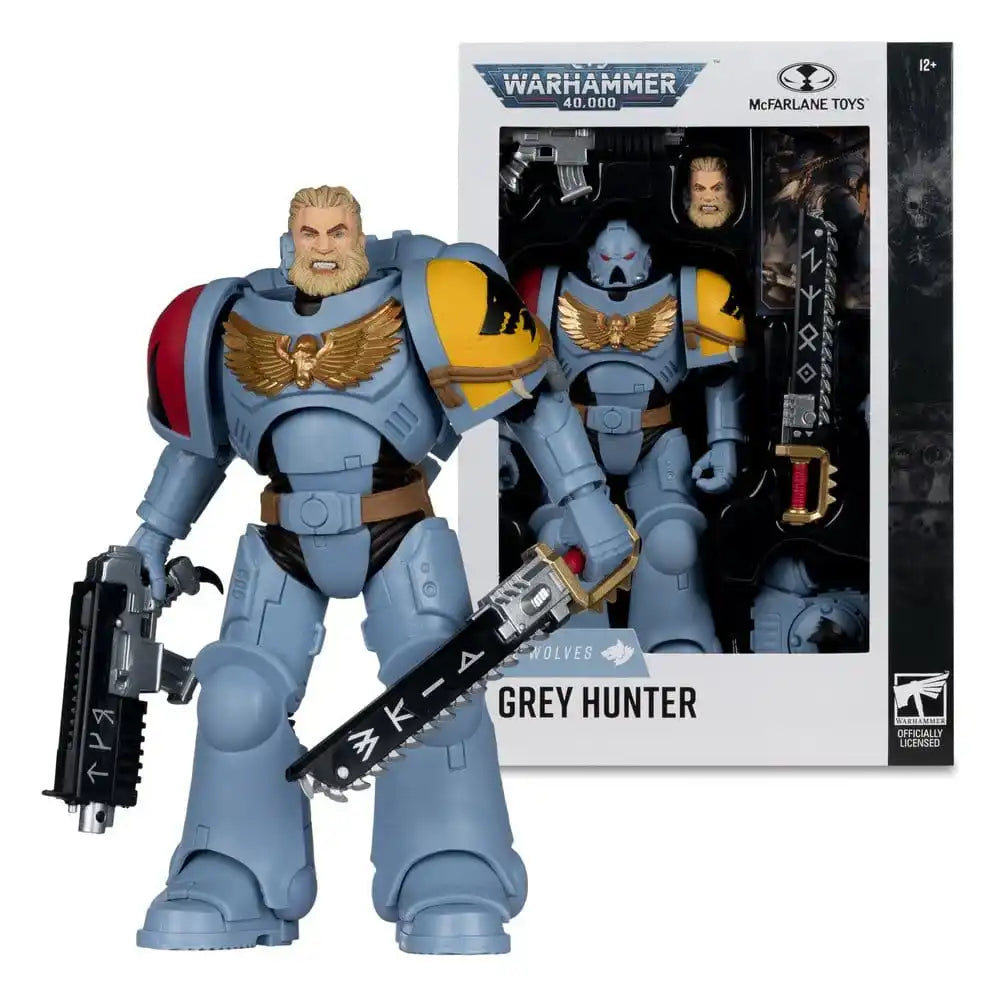Warhammer 40,000 Actionfigur Grey Hunter (Space Wolves) 18 cm