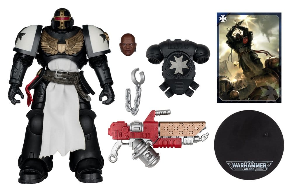 Warhammer 40,000 Actionfigur Primaris Crusader (Black Templars) 18 cm