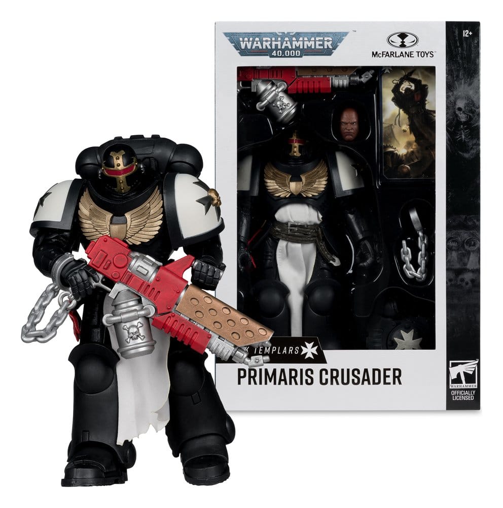 Warhammer 40,000 Actionfigur Primaris Crusader (Black Templars) 18 cm