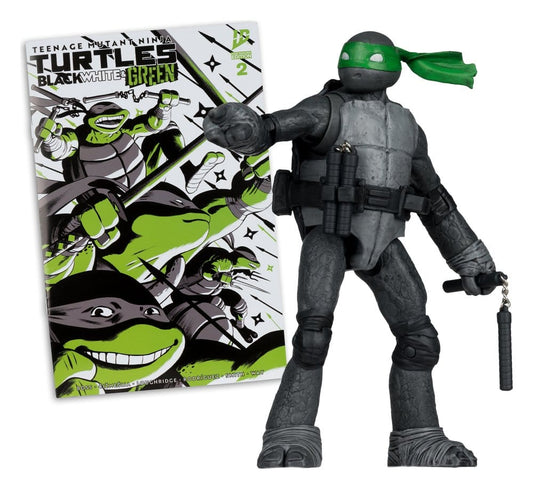 Teenage Mutant Ninja Turtles Page Punchers Actionfigur Michelangelo (Black White & Green) (Red Platinum Edition) 13 cm