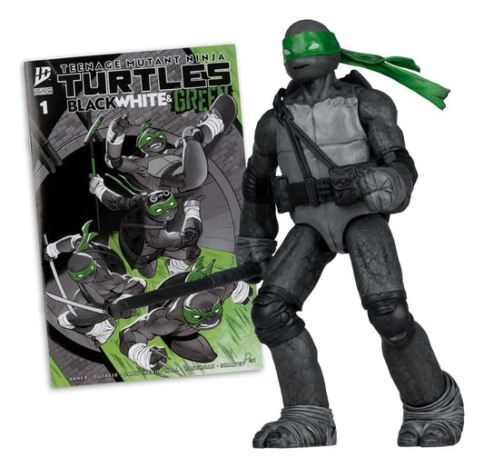 Teenage Mutant Ninja Turtles Page Punchers Actionfigur Donatello (Black White & Green) (Red Platinum Edition) 13 cm