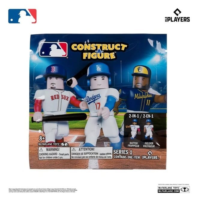 MLB McFarlane Sports Construct-a-Figure Series 1 Minifigur Blind Bag 5 cm Sortiment (36)