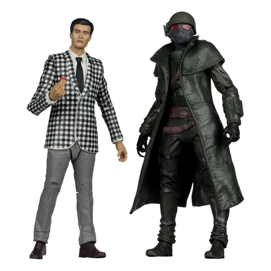 Fallout: New Vegas Statuen 2er-Pack Riot Ranger Armor & Benny Survivor 18 cm
