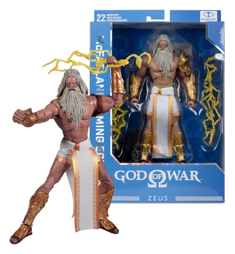 God of War McFarlane Gaming Edition Actionfigur Zeus 18 cm