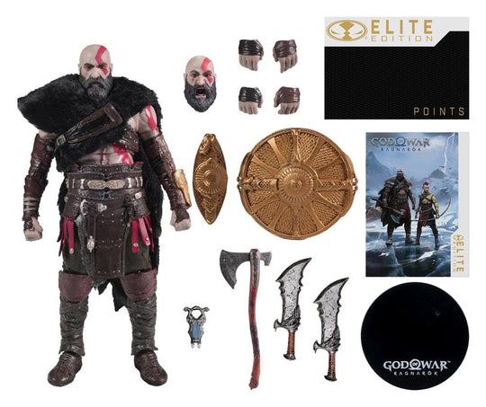God of War Ragnarok McFarlane Elite Edition Deluxe Actionfigur Kratos #18 18 cm
